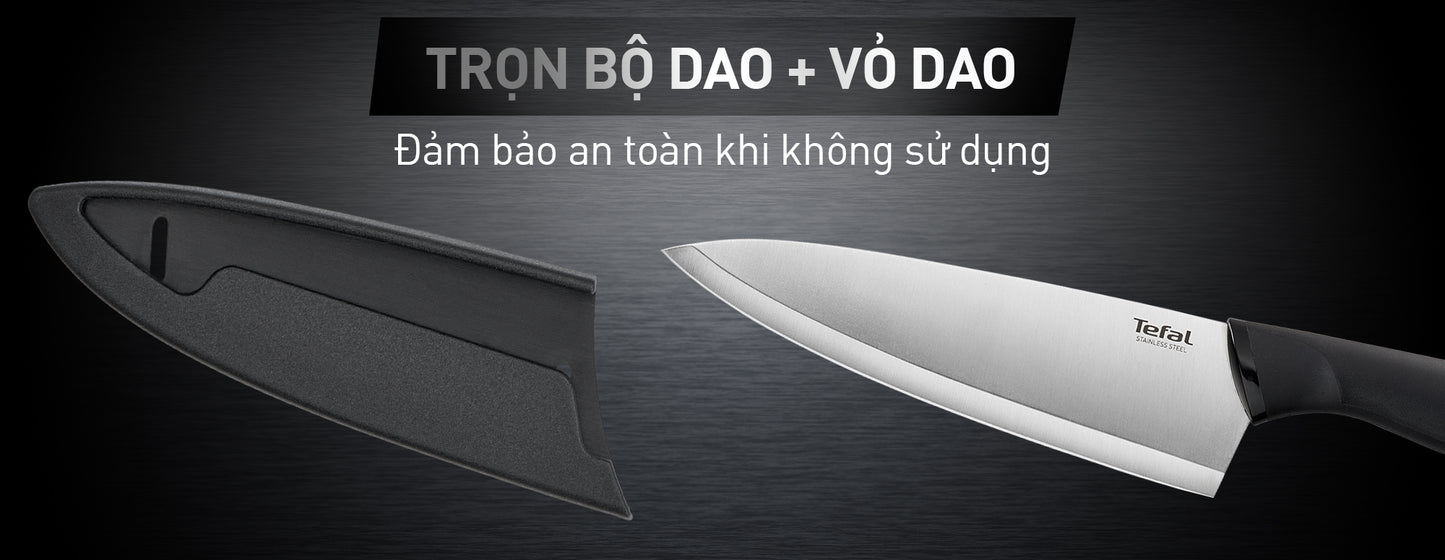 Dao gọt trái cây Tefal Comfort K2213504 - 9cm