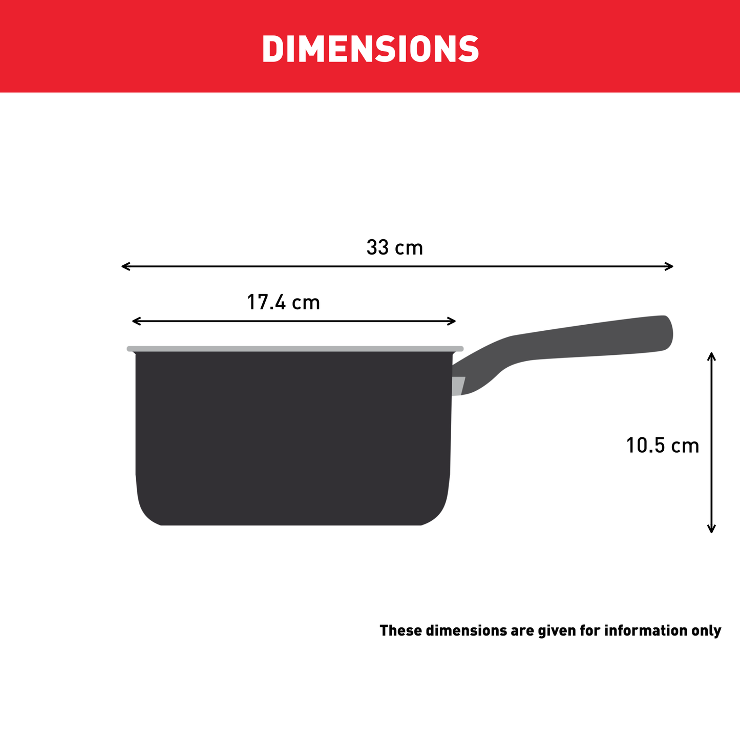 Nồi cán dài chống dính Tefal Flavor Force E2772274, 16cm