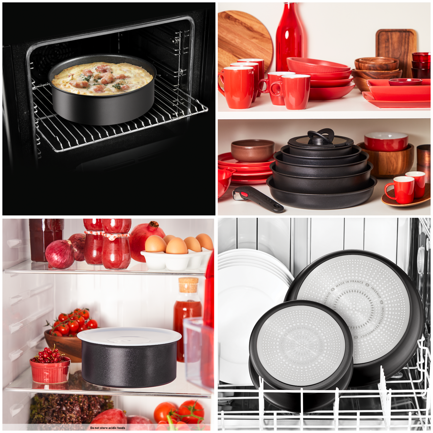 Bộ 2 nồi chảo cán rời Tefal Ingenio Unlimited L7639193, quánh 20cm/chảo 28cm, nắp 20cm