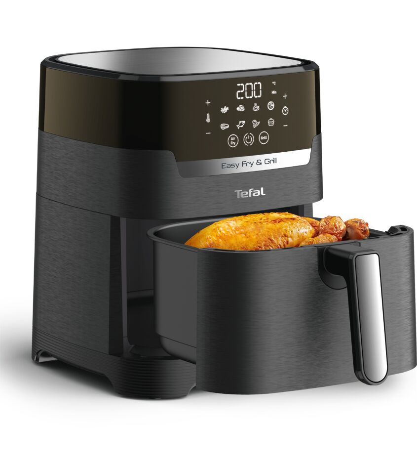Nồi chiên không dầu Tefal 2in1 EY505815 - 4.6L - Điện tử