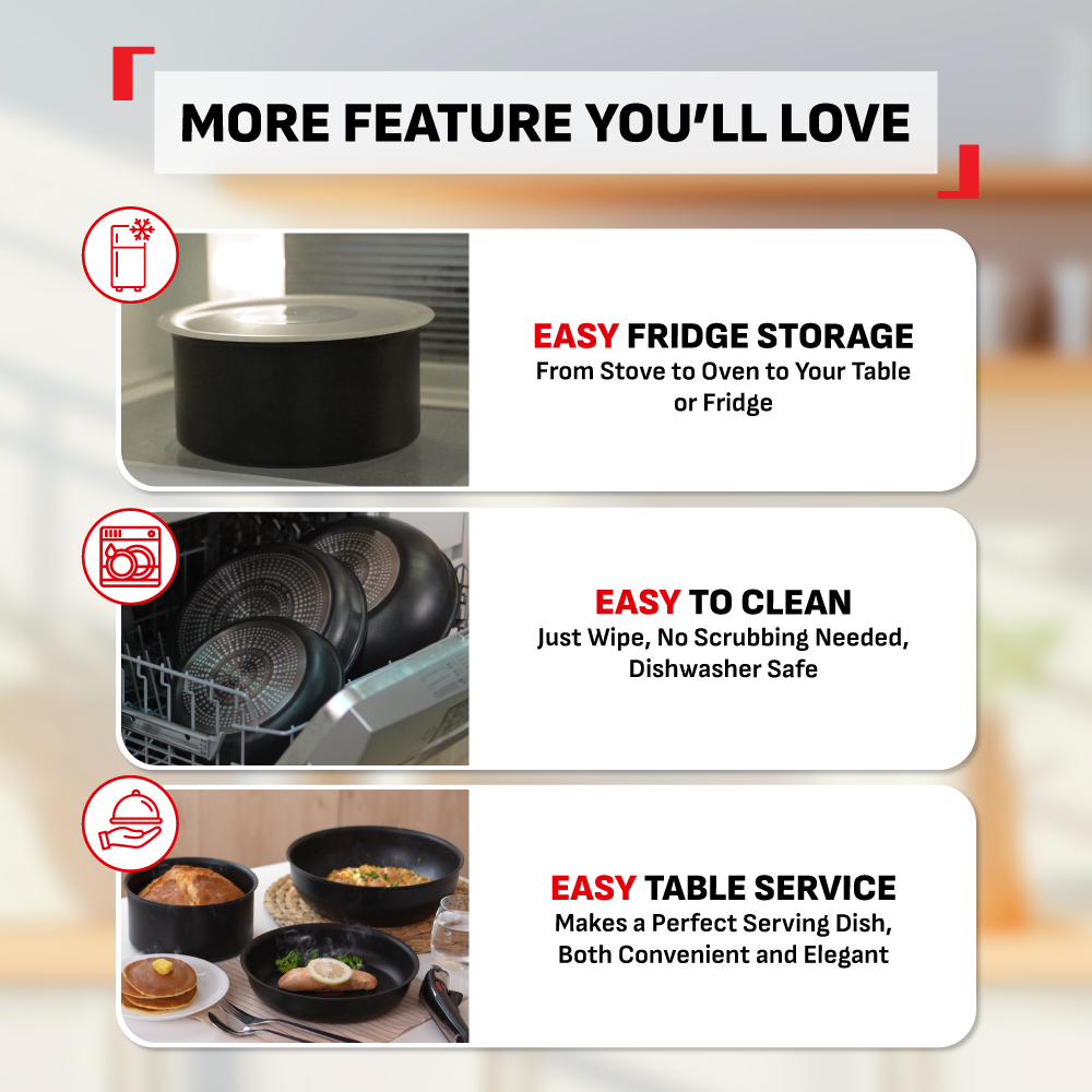 Bộ 4 nồi chảo cán rời Tefal Ingenio Unlimited L7639293, 18/22/28/28/, nắp kính 18/28, nắp nhựa 18