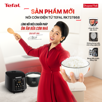 Nồi cơm điện tử Tefal EasyRice Max RK737868 - 1.8L