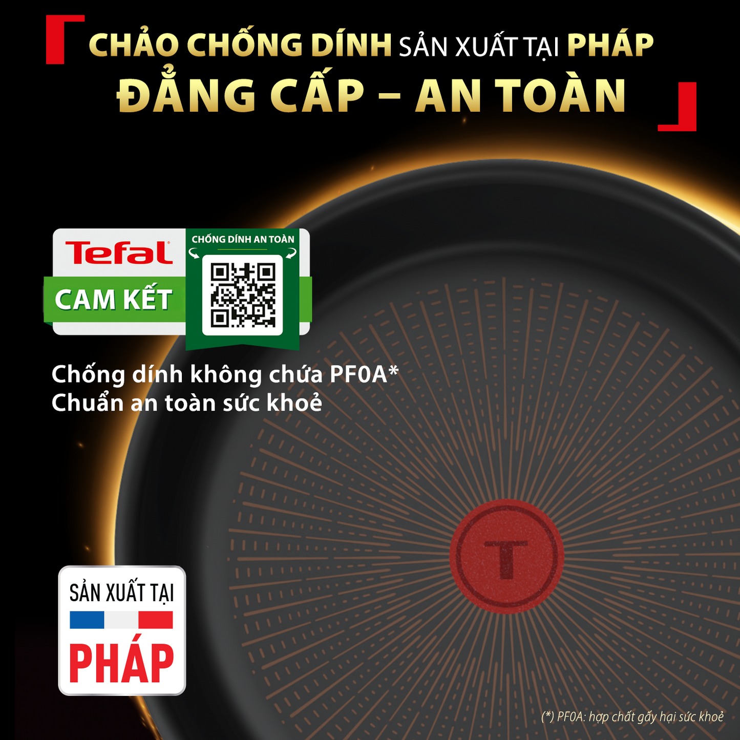 Chảo chống dính cao cấp Tefal Excellence Fusion, Fusion Core