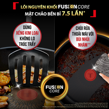 Chảo chống dính cao cấp Tefal Excellence Fusion, Fusion Core