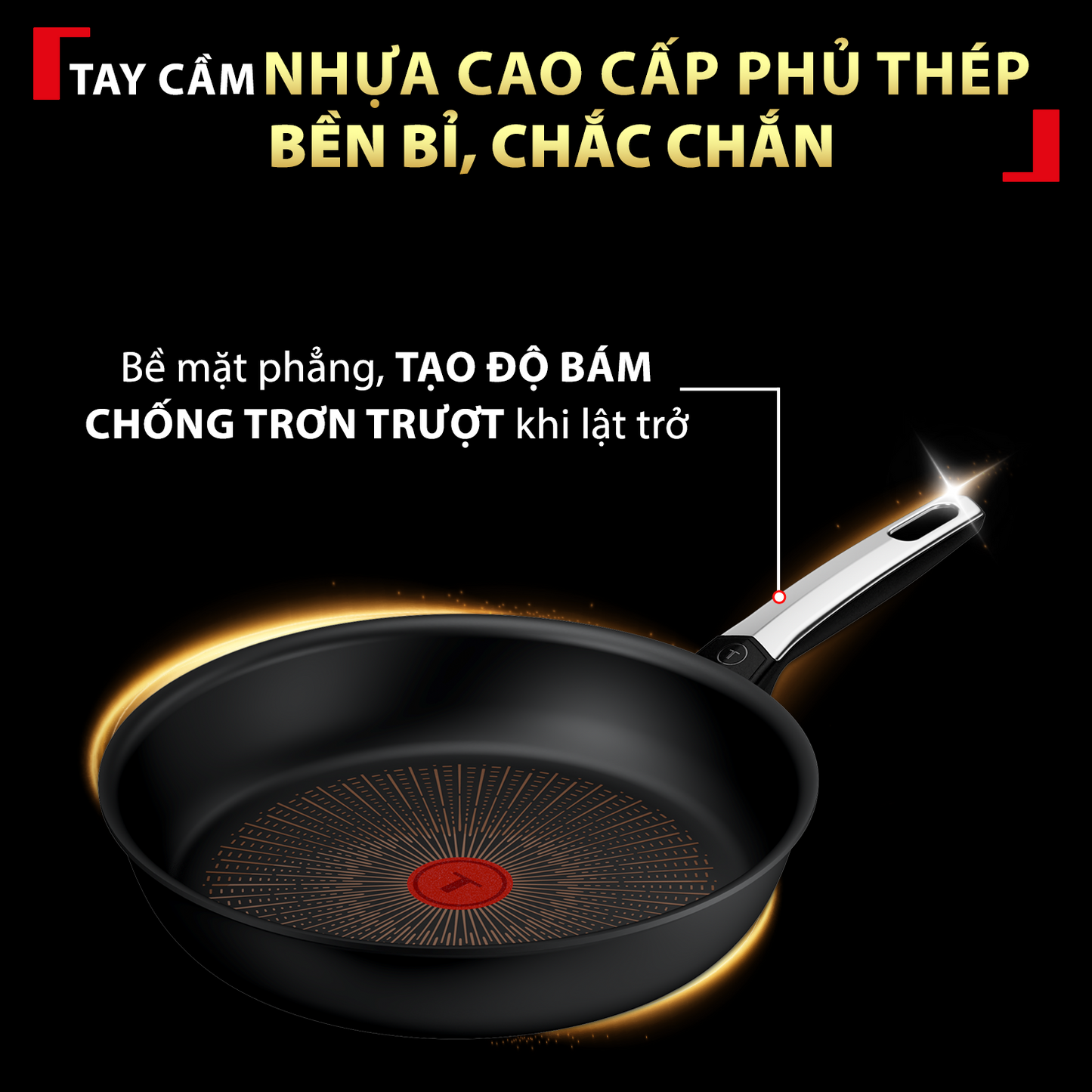 Chảo chống dính cao cấp Tefal Excellence Fusion, Fusion Core