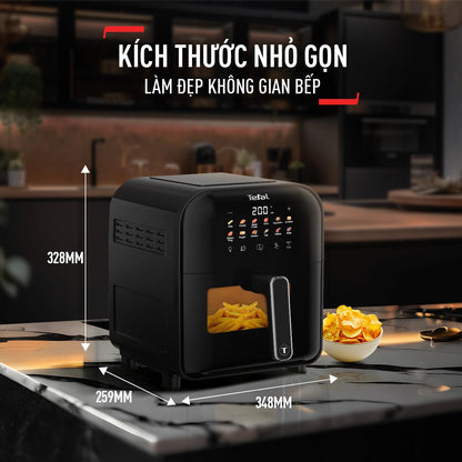 Nồi chiên không dầu Tefal Window EY821868 - 6L - Điện tử