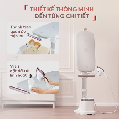 Bàn ủi hơi nước đứng Tefal IXEO Vision QT1811E0