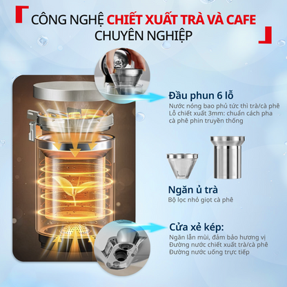 Máy lọc nước đa năng (có pha trà và cà phê) Pure Water Plus