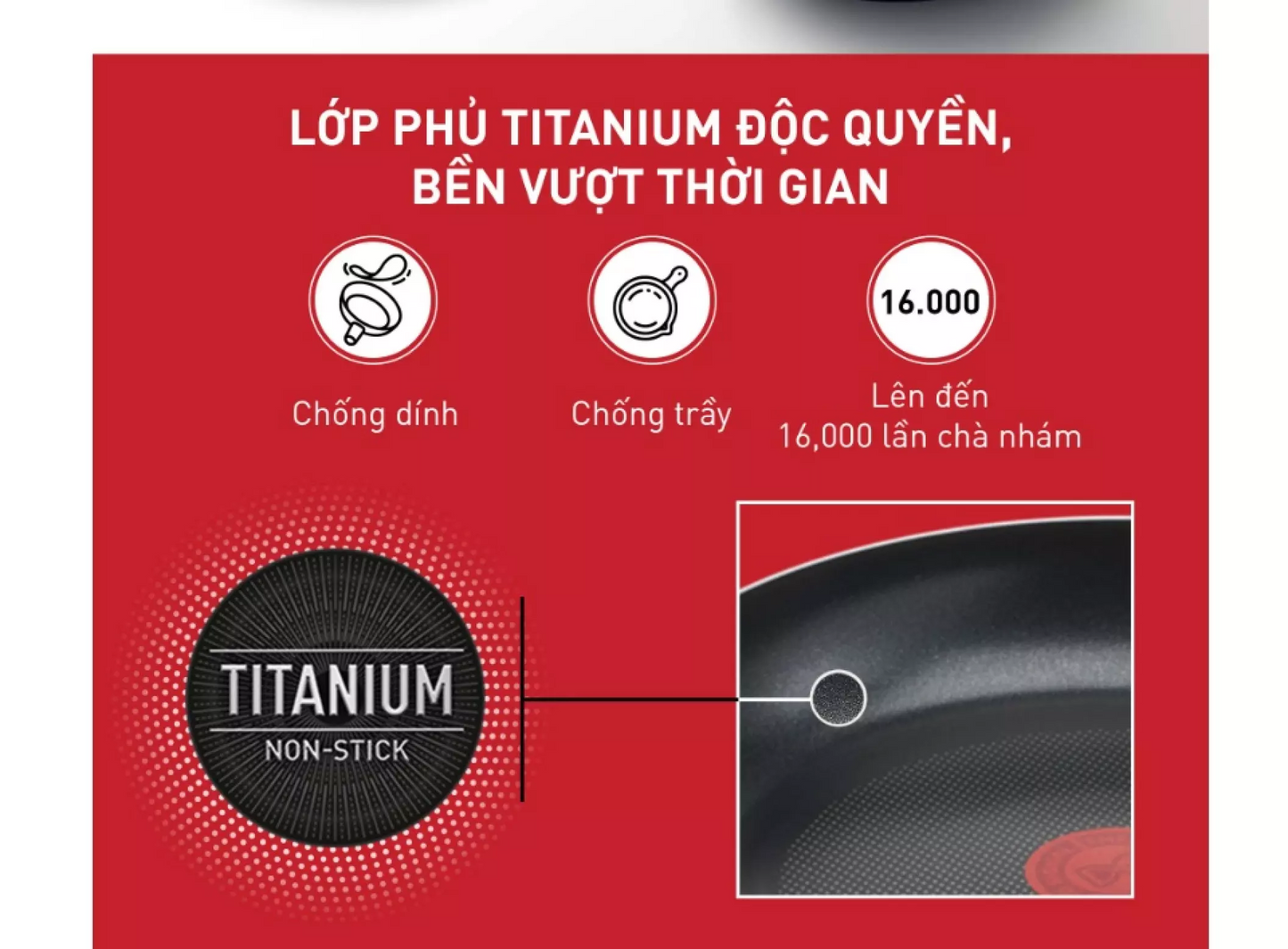 Chảo chiên Tefal Day By Day 24cm/28cm -G1430405/G1430605