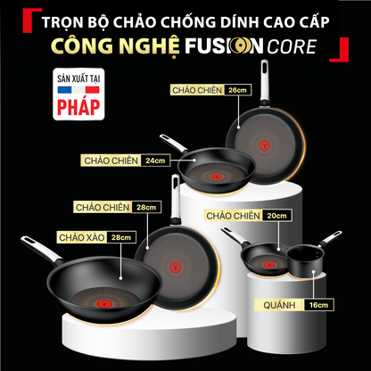 Chảo chống dính cao cấp Tefal Excellence Fusion, Fusion Core