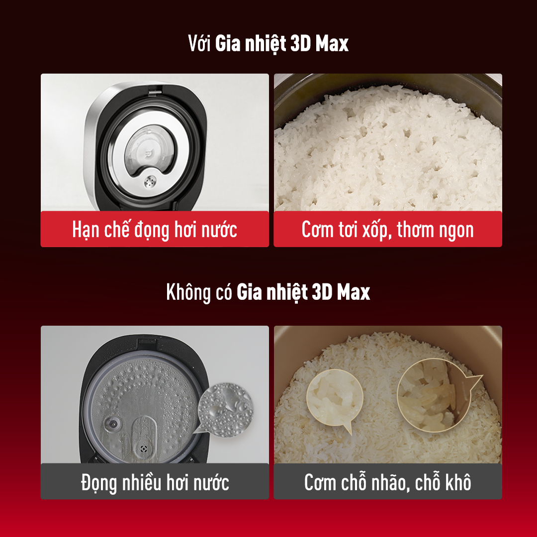 Nồi cơm điện cao tần hồng ngoại Inframax