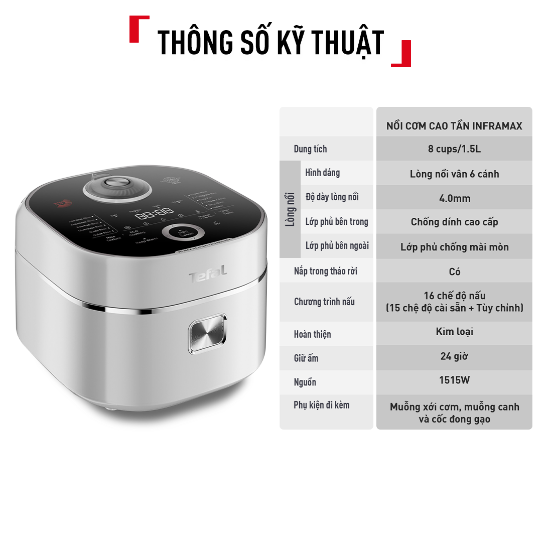 Nồi cơm điện cao tần hồng ngoại Inframax