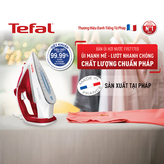 Bàn ủi hơi nước Tefal  EasyGliss Plus - FV5717E0
