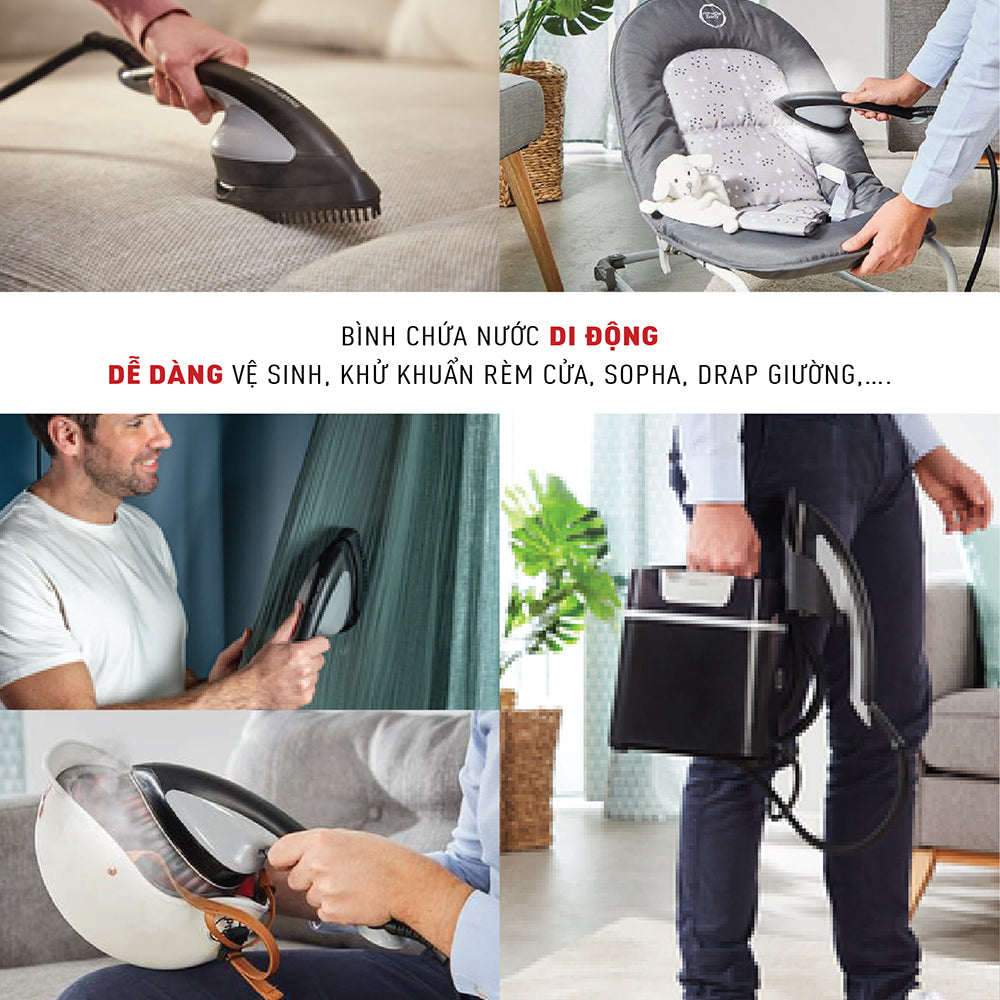 Bàn ủi hơi nước đứng Tefal IXEO Plus QT1510E0