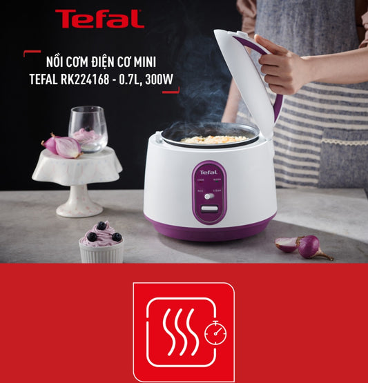 Nồi cơm điện cơ mini Tefal RK224168 - 0.7L