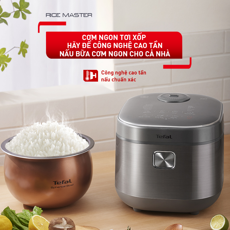 Nồi cơm cao tần Tefal Rice Master RK818A68 - 1.8L