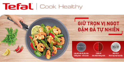 Chảo chiên sâu lòng Tefal Cook Healthy 26cm