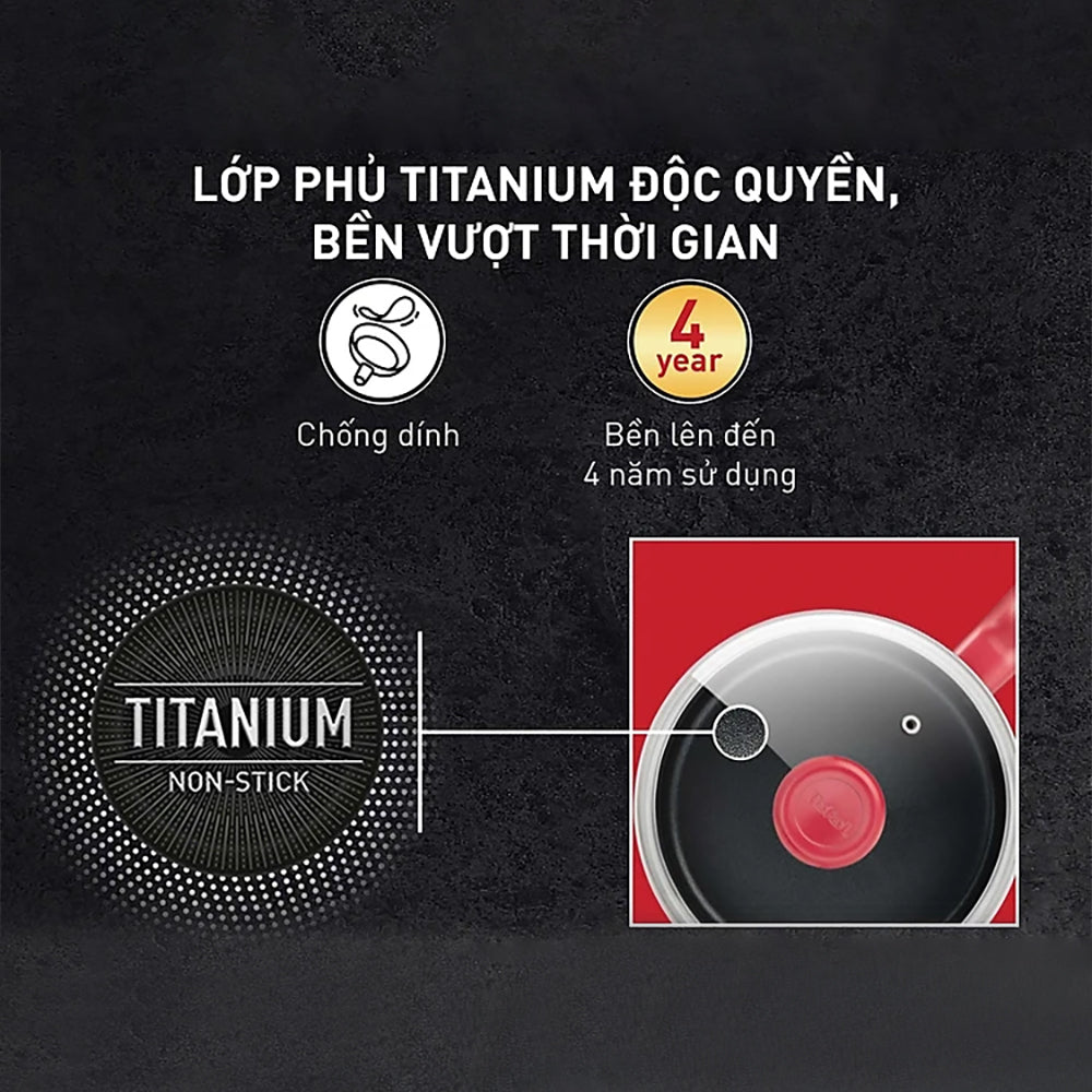 Nồi cán dài - quánh Tefal So Chef 18cm