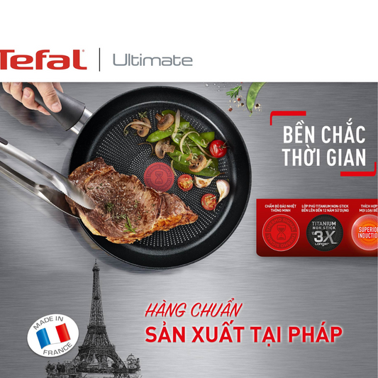 Chảo chiên sâu lòng Tefal Ultimate 28cm