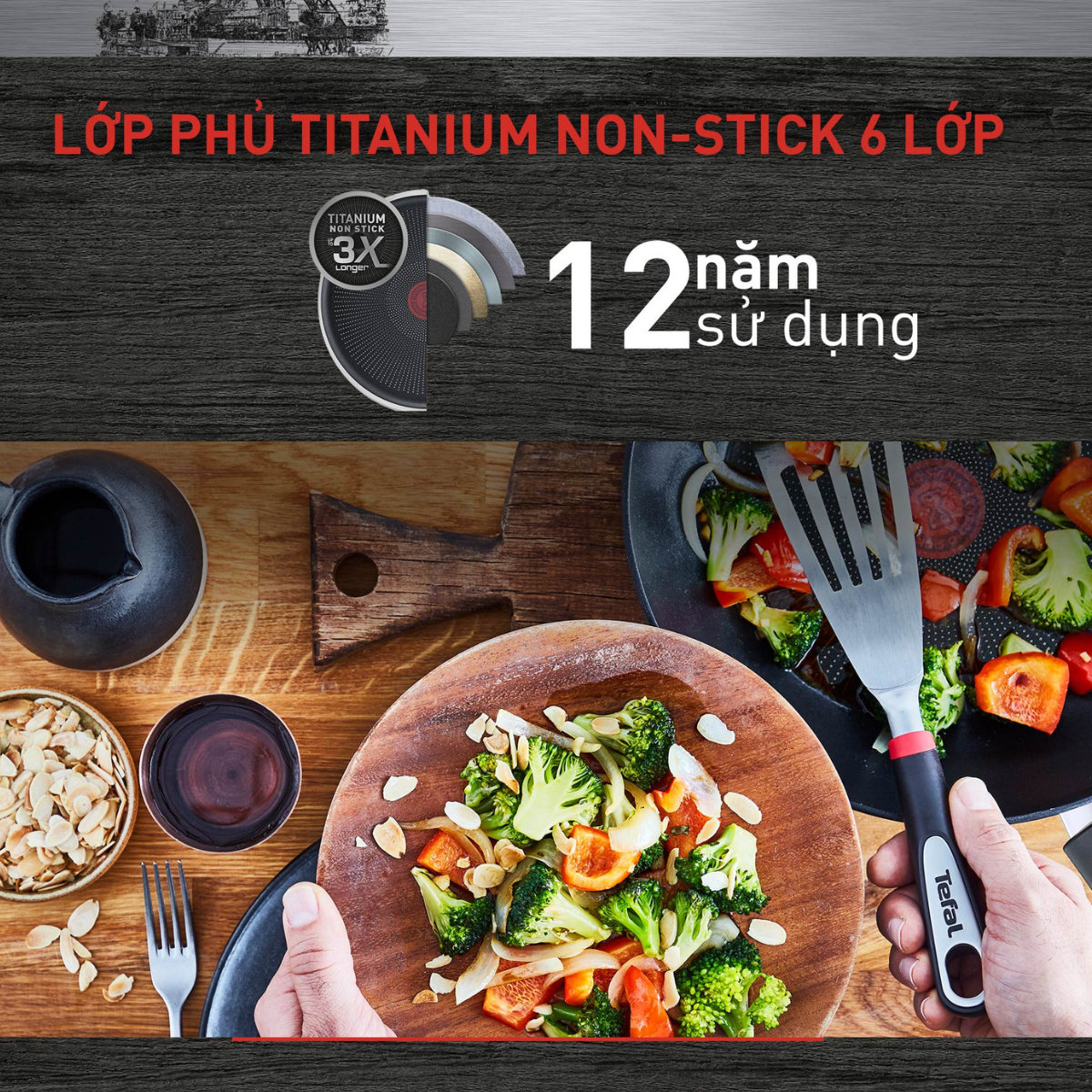 Chảo chiên Tefal Ultimate 20cm/24cm/26cm/28cm