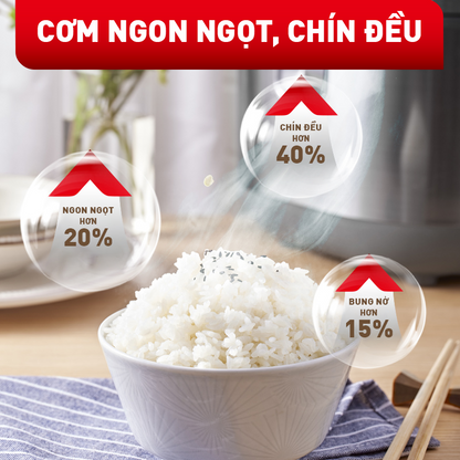 Nồi cơm cao tần Tefal Rice Master RK818A68 - 1.8L