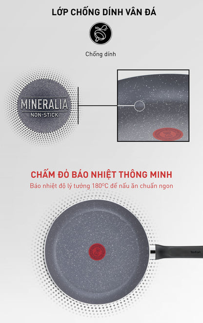 Chảo chiên Tefal Natura 20cm/24cm/28cm B2260695 B2260495 B2260295