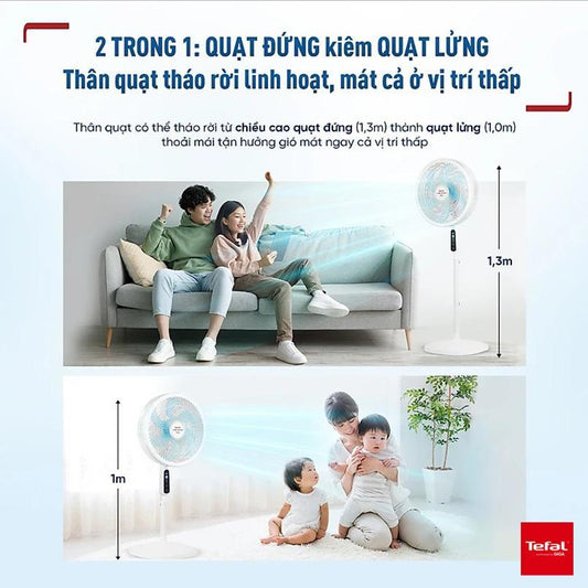 Quạt đứng TEFAL TB Silence Plus VH689690/VH689990