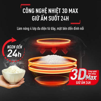 Nồi cơm điện tử Tefal EasyRice Max RK737868 - 1.8L