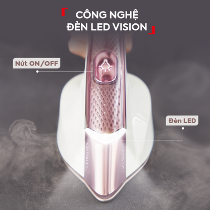 Bàn ủi hơi nước đứng Tefal IXEO Vision QT1811E0