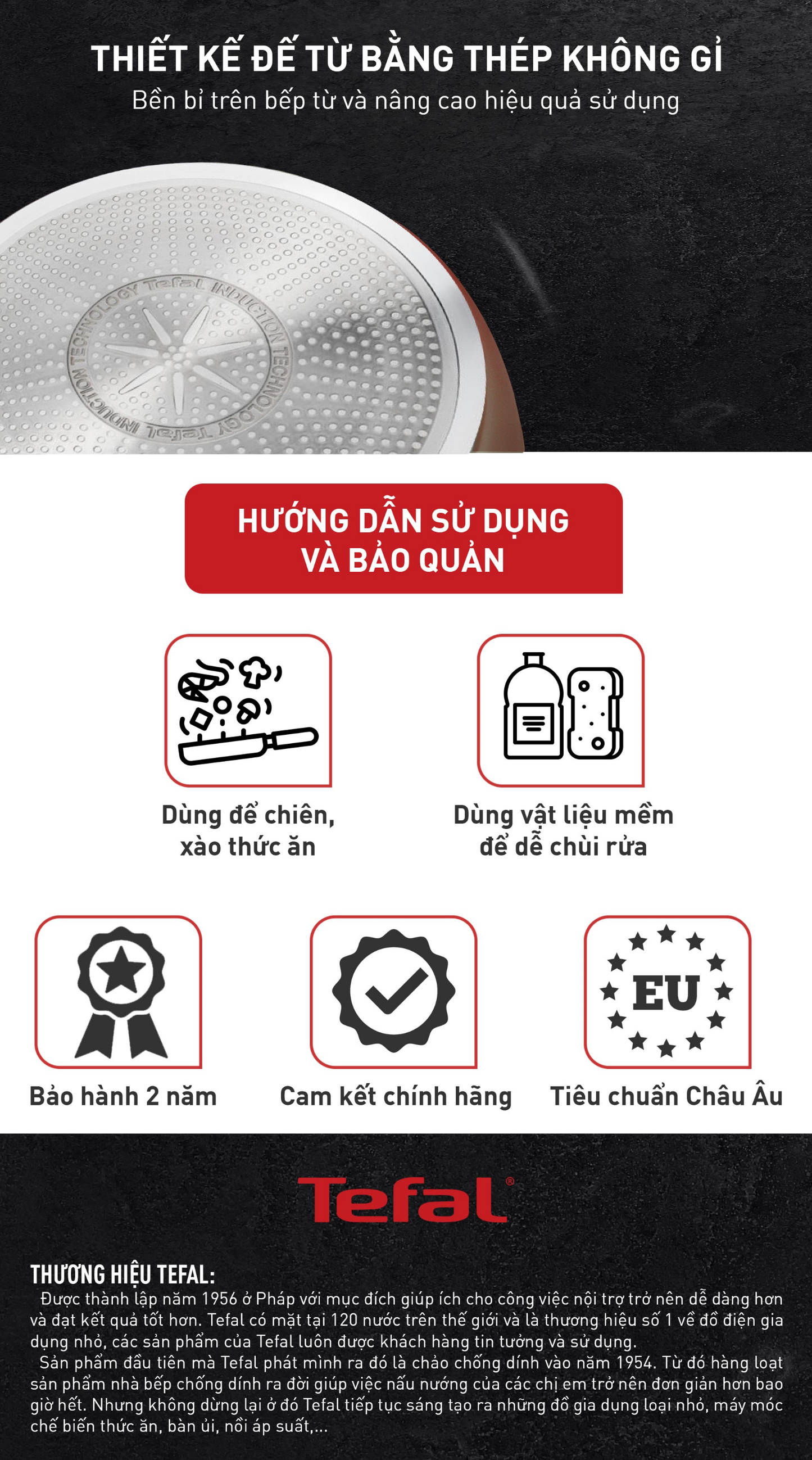 Nồi cán dài/ quánh Tefal Day By Day 18cm