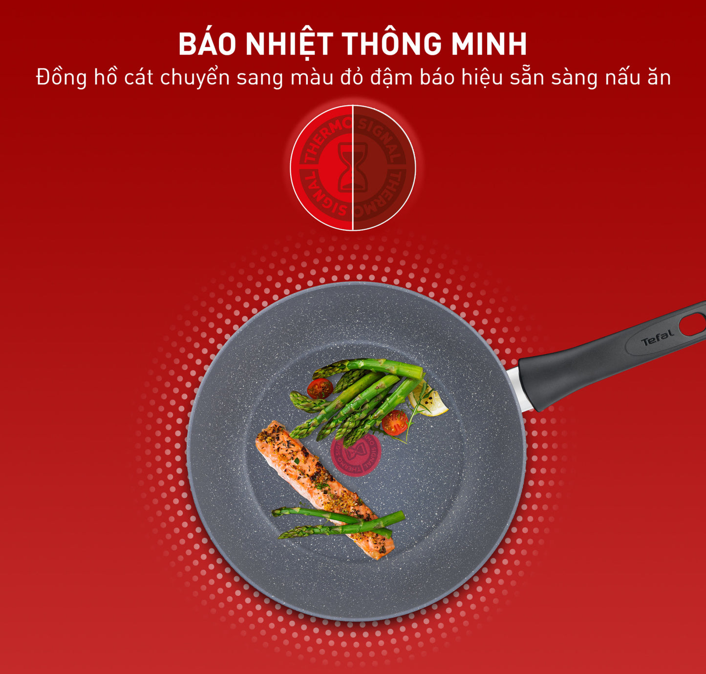 Chảo chiên sâu lòng Tefal Cook Healthy 26cm