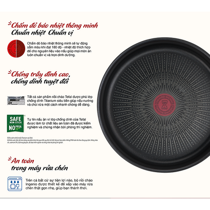 Nồi cán dài/ quánh Tefal Unlimited 16cm