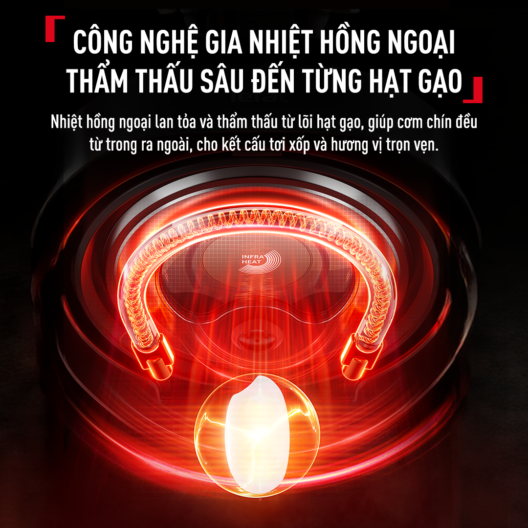 Nồi cơm điện cao tần hồng ngoại Inframax