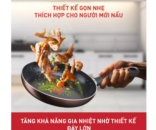 Chảo chiên sâu lòng Tefal Day By Day 24cm/28cm - G1436405/G1436606