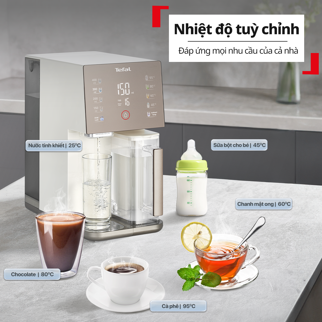 Máy lọc nước Tefal Pure Water Compact