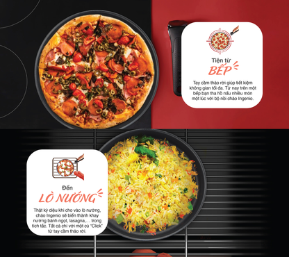 Nồi cán dài/ quánh Tefal Unlimited 16cm