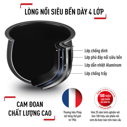 Nồi cơm điện tử Tefal EasyRice Max RK737868 - 1.8L