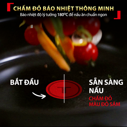 Chảo chiên ceramic cao cấp Tefal EXCELLENCE+ CERAMIC, Fusion Core