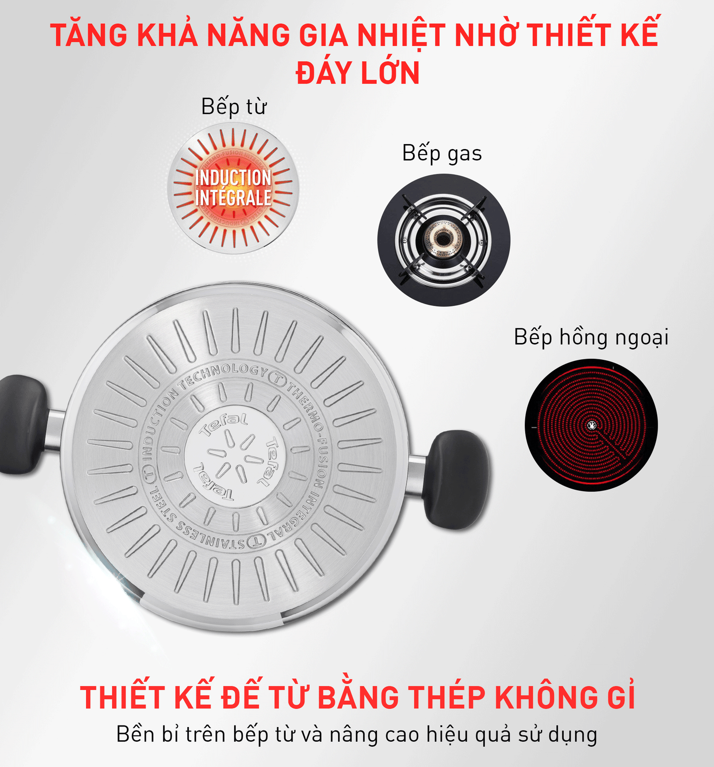 Bộ nồi Tefal Primary 16/18/20cm