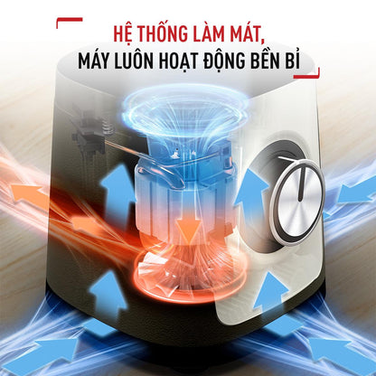 Máy xay sinh tố Tefal BlendForce BL438831- 800W, cối thủy tinh