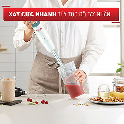 Máy xay sinh tố cầm tay Tefal HB643138 - trắng, 800W