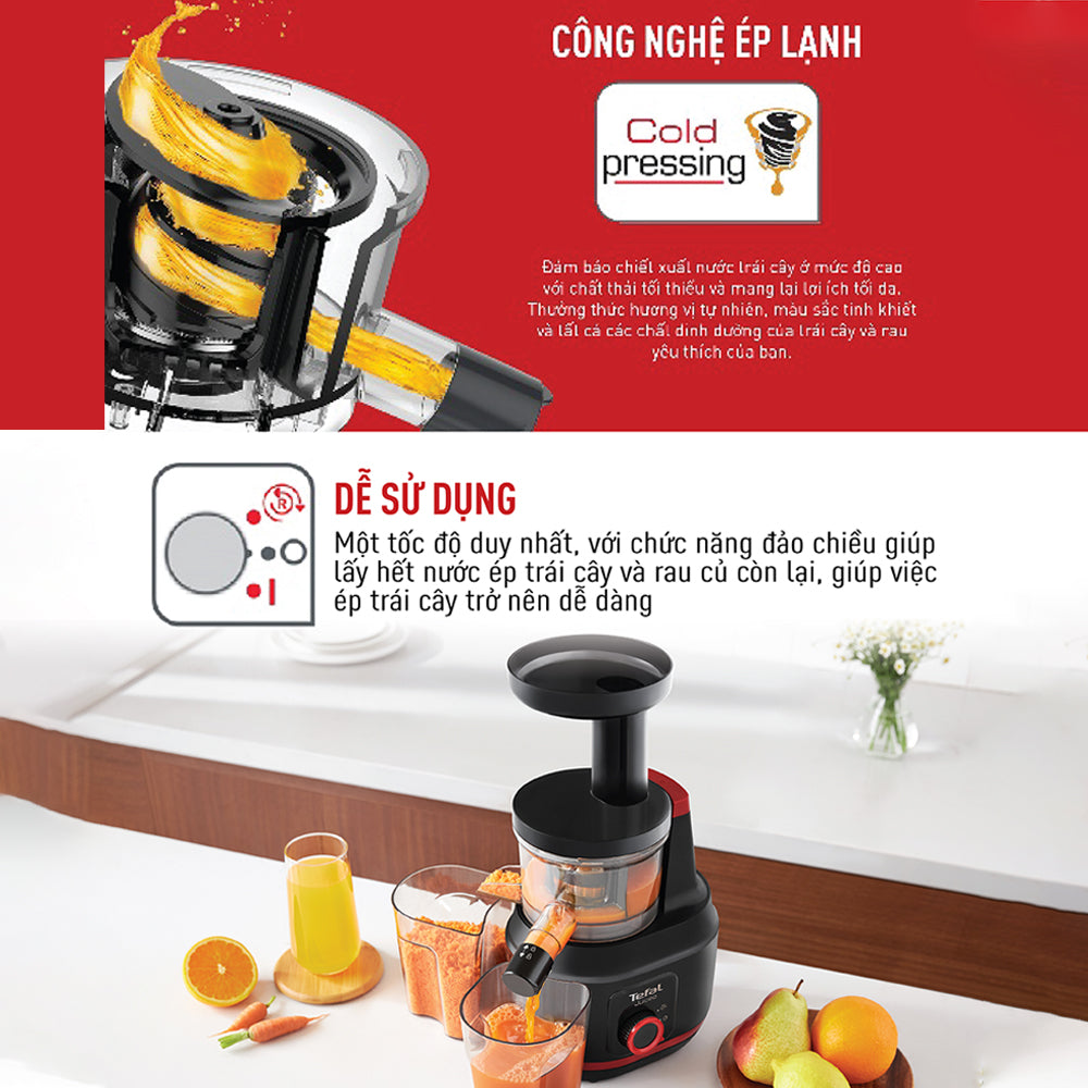 Máy ép chậm Tefal ZC150838 150W