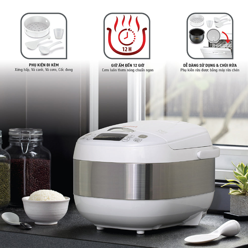 Nồi cơm điện tử Tefal RK752168 - 1.8L