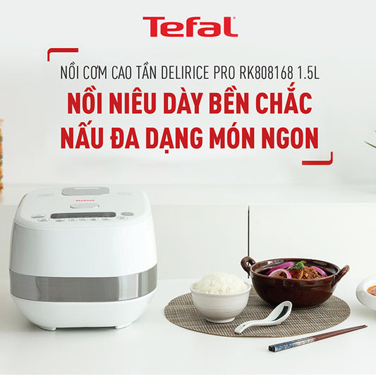 Nồi cơm cao tần Tefal RK808168 - 1.5L