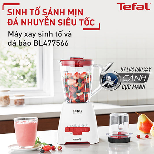 Máy xay sinh tố Tefal Blendforce Piano BL477566 - 800W - Đỏ