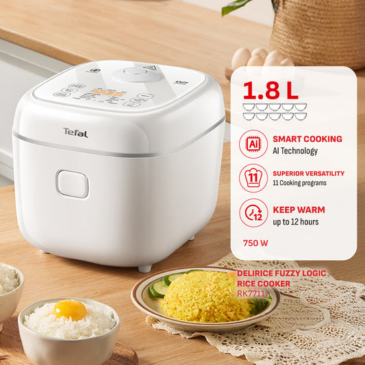 Nồi cơm điện tử Tefal Delirice RK7711Y0  - 1.8L