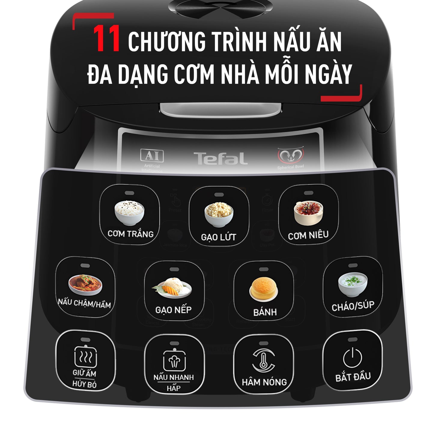 Nồi cơm điện tử Tefal EasyRice Max RK737868 - 1.8L