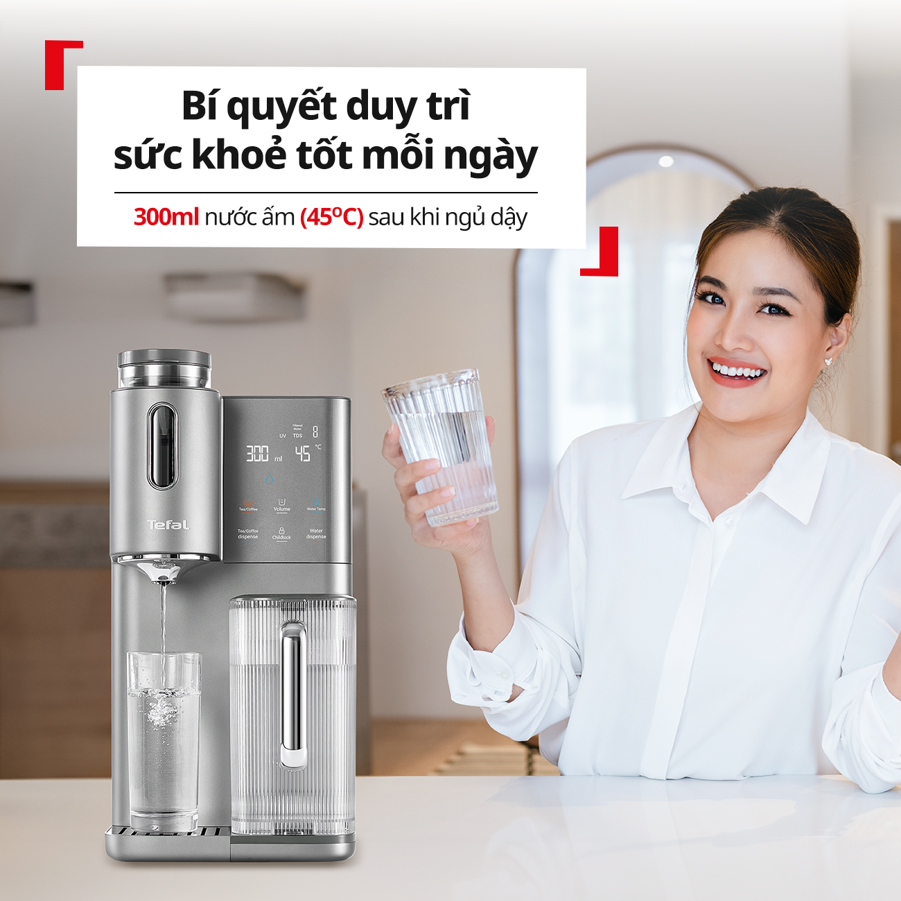Máy lọc nước đa năng (có pha trà và cà phê) Pure Water Plus
