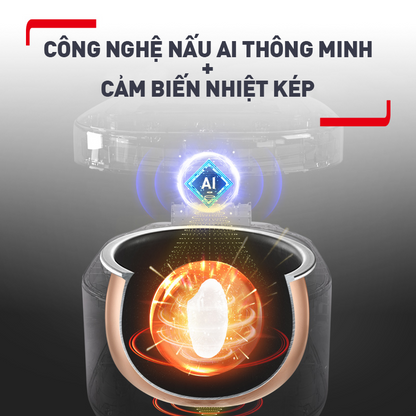 Nồi cơm cao tần Tefal Rice Master RK818A68 - 1.8L