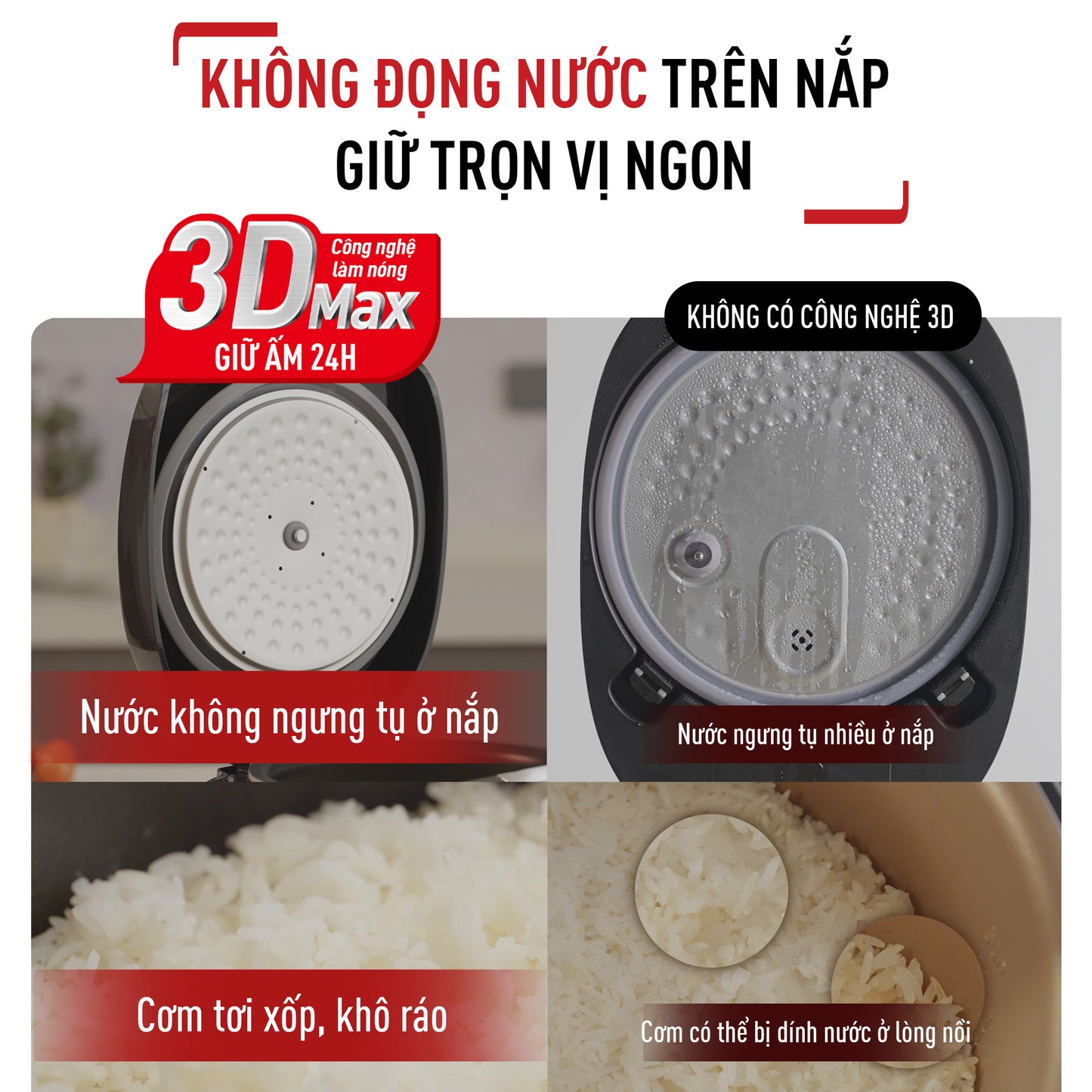 Nồi cơm điện tử Tefal EasyRice Max RK737868 - 1.8L